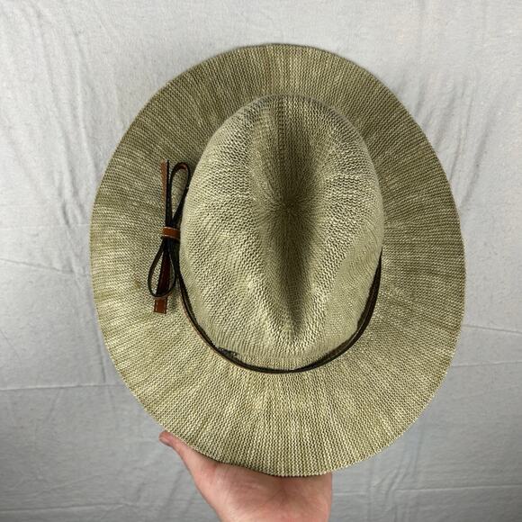 Official Disney Parks Sage Green Woven Fedora, Band & Mickey Mouse Icon – Adult main image 7